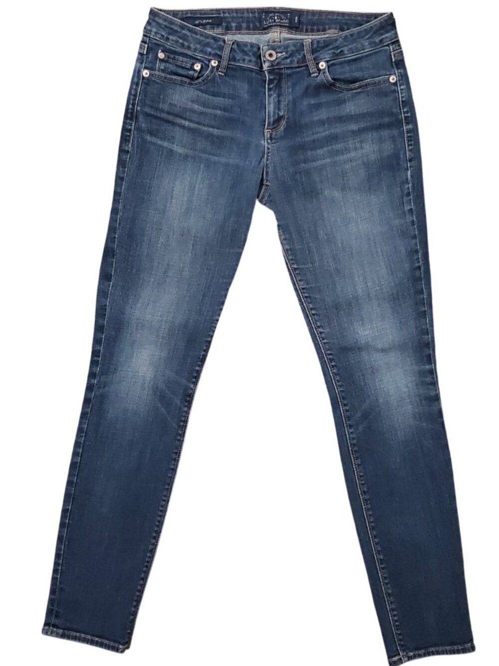 Lucky Brand Lolita Skinny 6/28 (Meas 29x29 8" Low Rise) Dark Wash Jeans A15